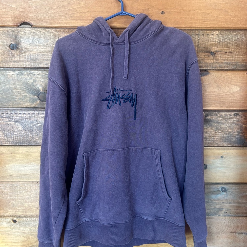 Stussy Deep Purple Hoodie for Men